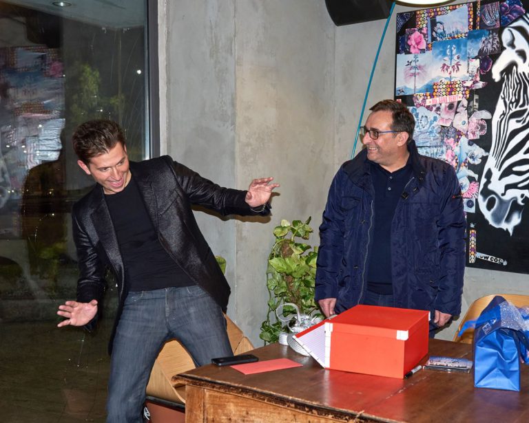 Peter con angelo Marchese
